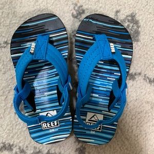 Toddler reef flip flops sz 3/4